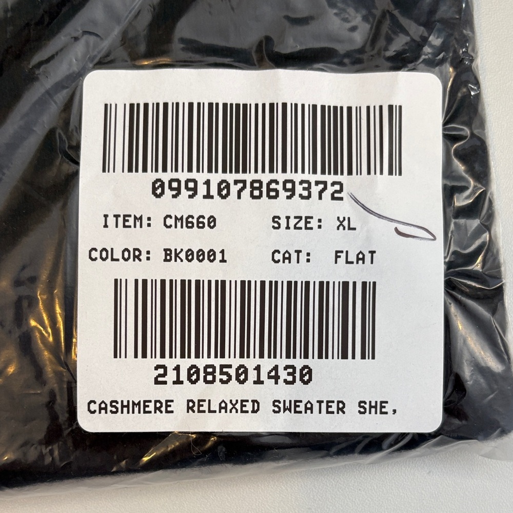 J Crew Cashmere relaxed sweater-vest XL Black - Picture 4 of 6